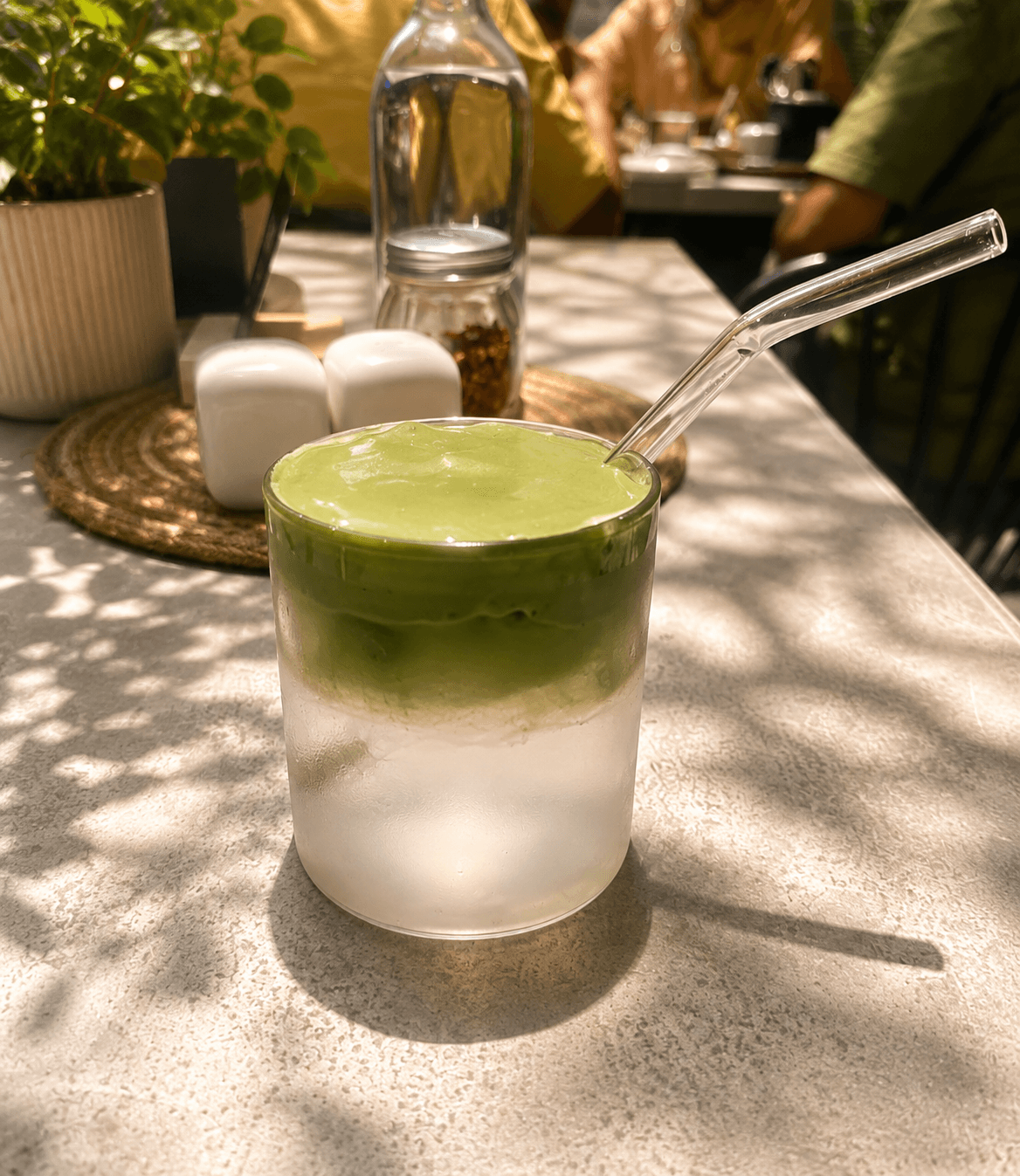 Matcha Coconut Cloud at Snuzzles Cafe, Jayanagar