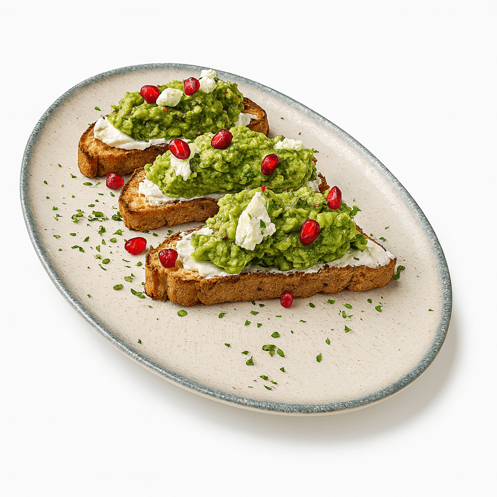 Avocado Cream Cheese Toast at Snuzzles Cafe, Jayanagar