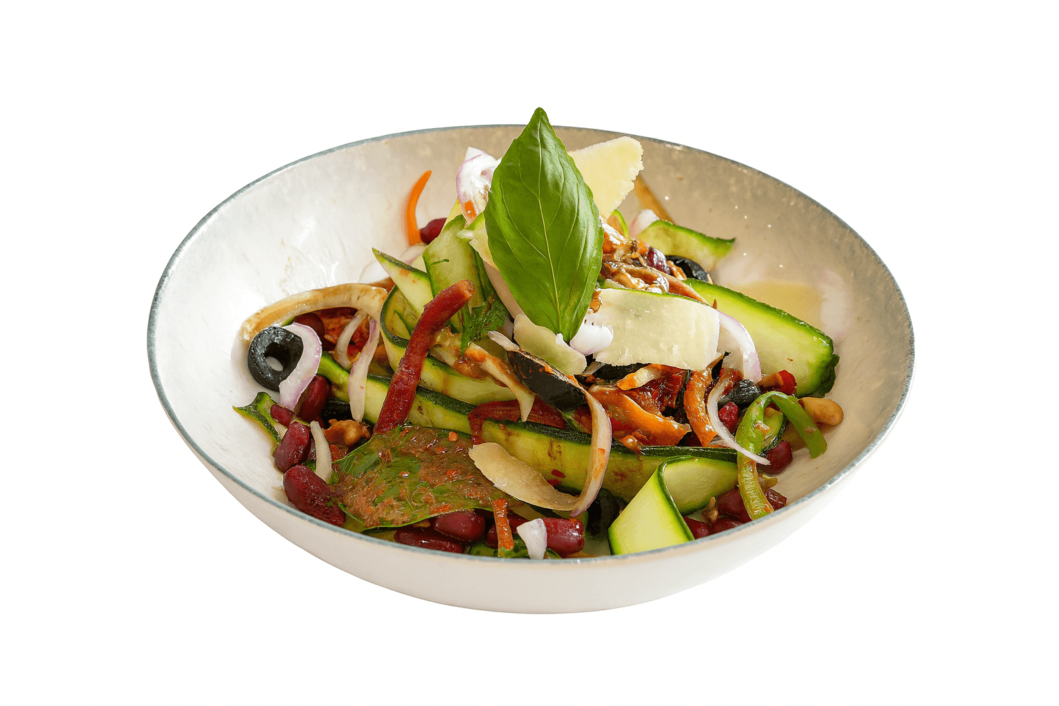 Zucchini Salad at Snuzzles Cafe, Jayanagar
